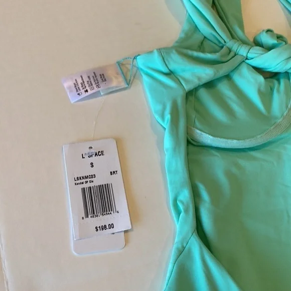 L*Space NEW Kendal OP Classic teal green underwire one piece swimsuit small - Picture 10 of 12